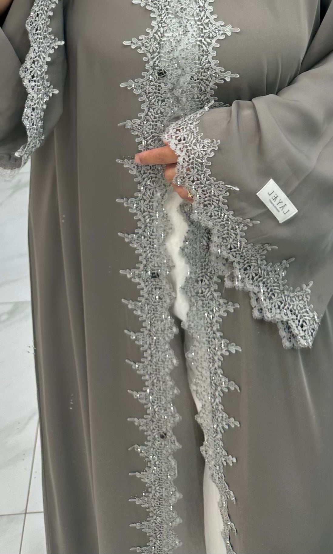 Abaya Grey